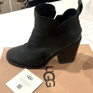 Black suede ankle boots UGG